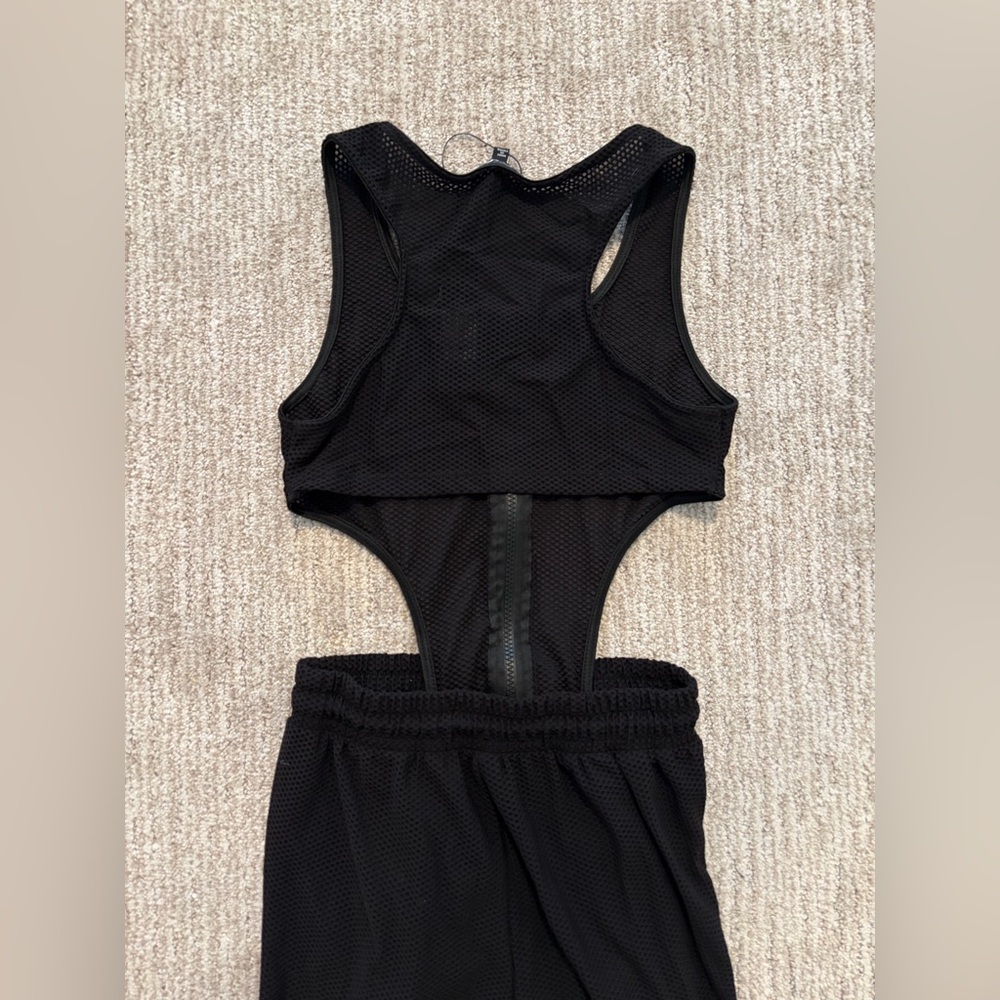 Fashion Nova Mesh Jumpsuit - Picture 4 of 6